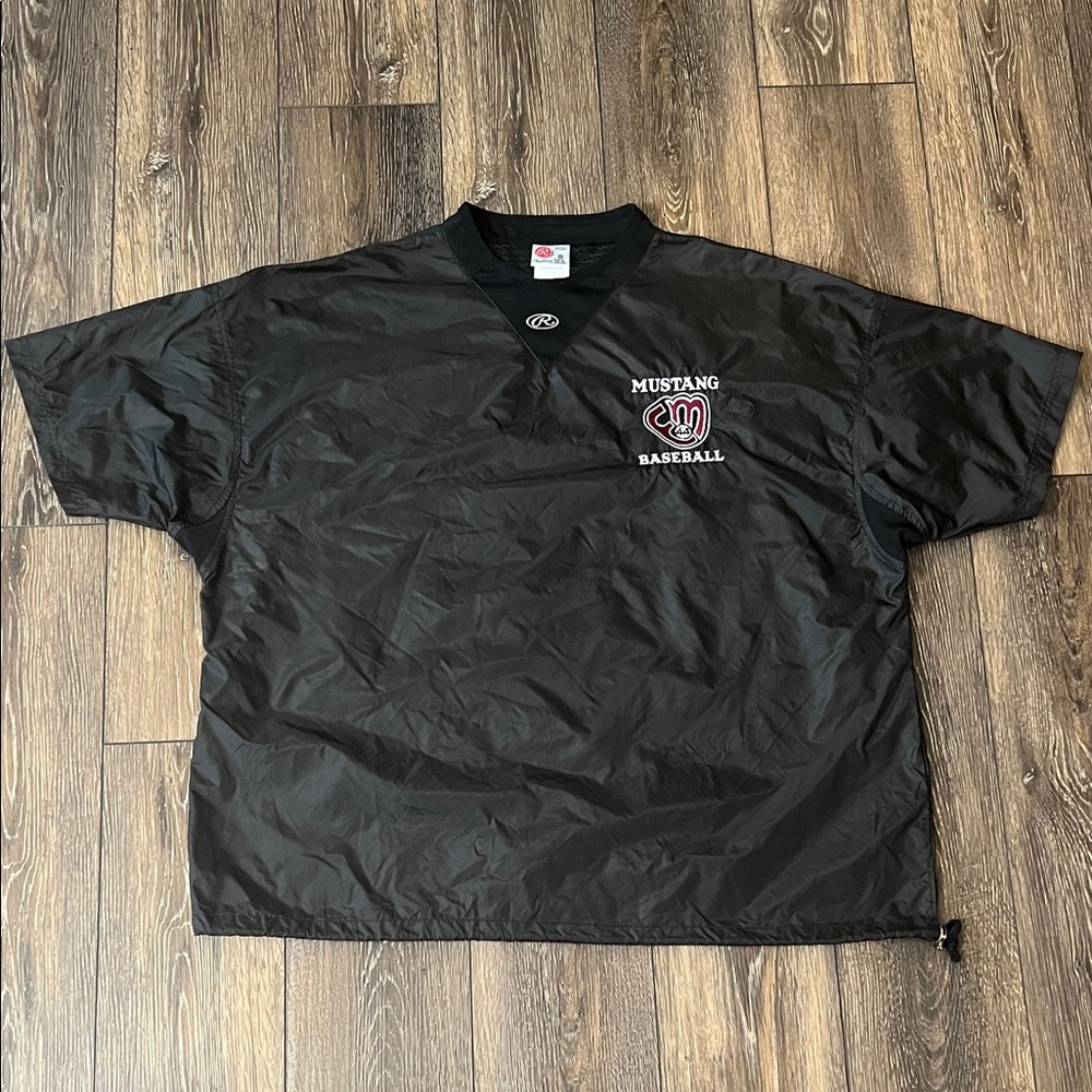 Vintage Rawlings Mustang Baseball #44 Men's 2XL Warmup Jersey
